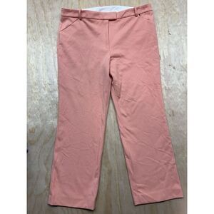 Hugo Boss‎ Tatiani Twill Pants Coral 14 Ankle Pants Women’s Salmon NWTs Slacks